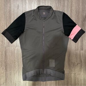 Rapha Men’s Pro Team Training Cycling Jersey - Grey/Black/Pink Medium